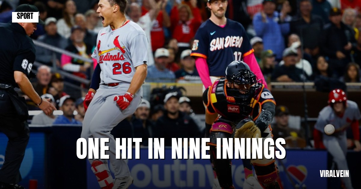 One hit. Six runs. The Padres' fifth inning disaster against St. Louis
