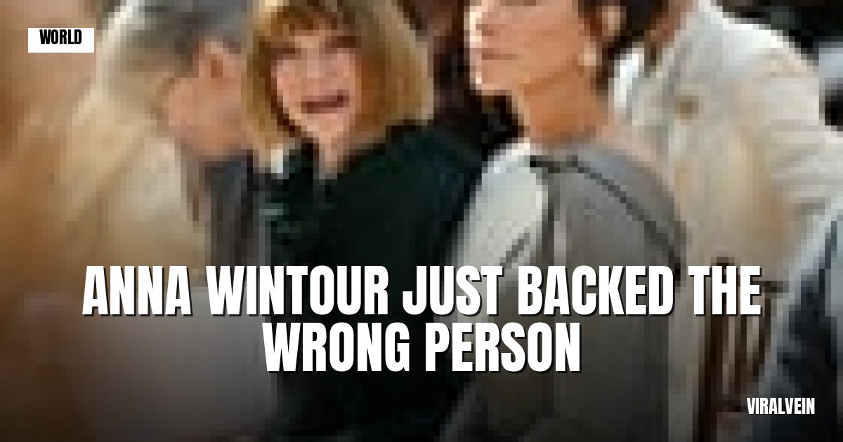 Fashion's biggest night just became its messiest — and Anna Wintour's caught in the middle