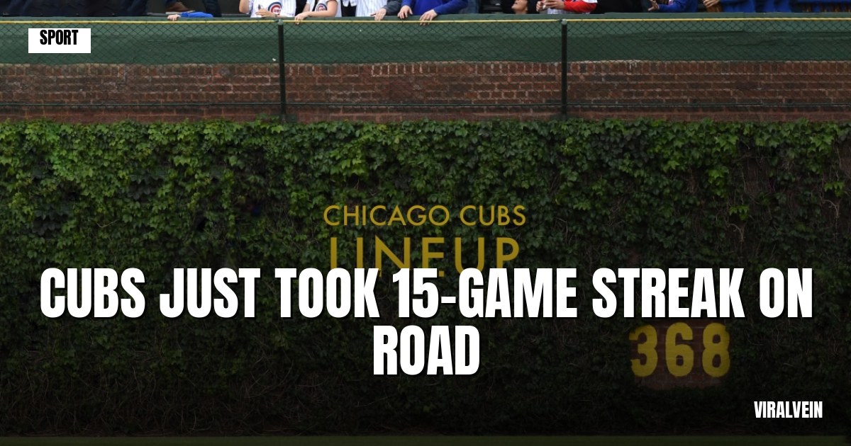 Cubs take a 15-game Wrigley winning streak on the road to Texas