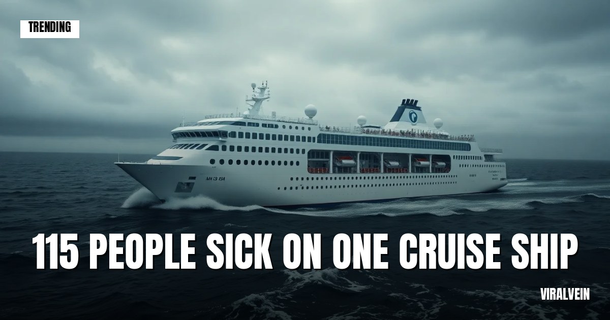 115 people sick with norovirus on one cruise ship