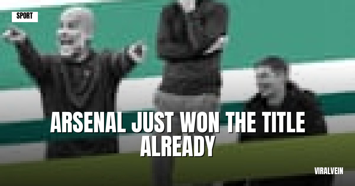 Arsenal's two-game sprint to the title looks almost too easy