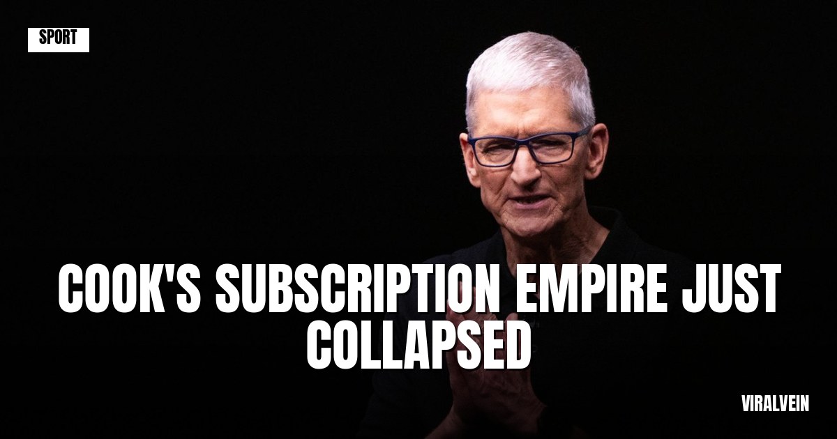 Tim Cook built Apple's subscription empire. Now someone else has to run it.