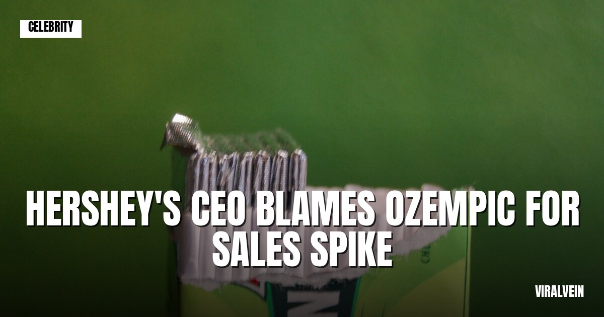 Hershey's CEO just blamed Ozempic for a gum sales spike