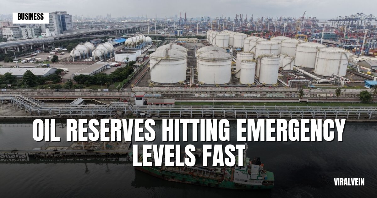 Iran war is draining global oil reserves at a record pace