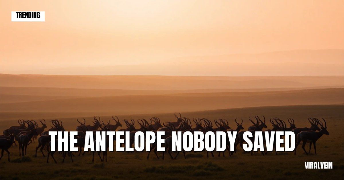 Kazakhstan's saiga antelope just hit 4.1 million. Here's how they came back from almost nothing