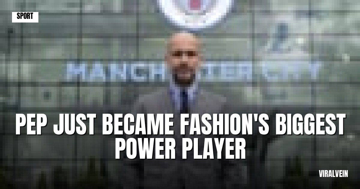Pep Guardiola went from awkward to iconic — and changed how managers dress