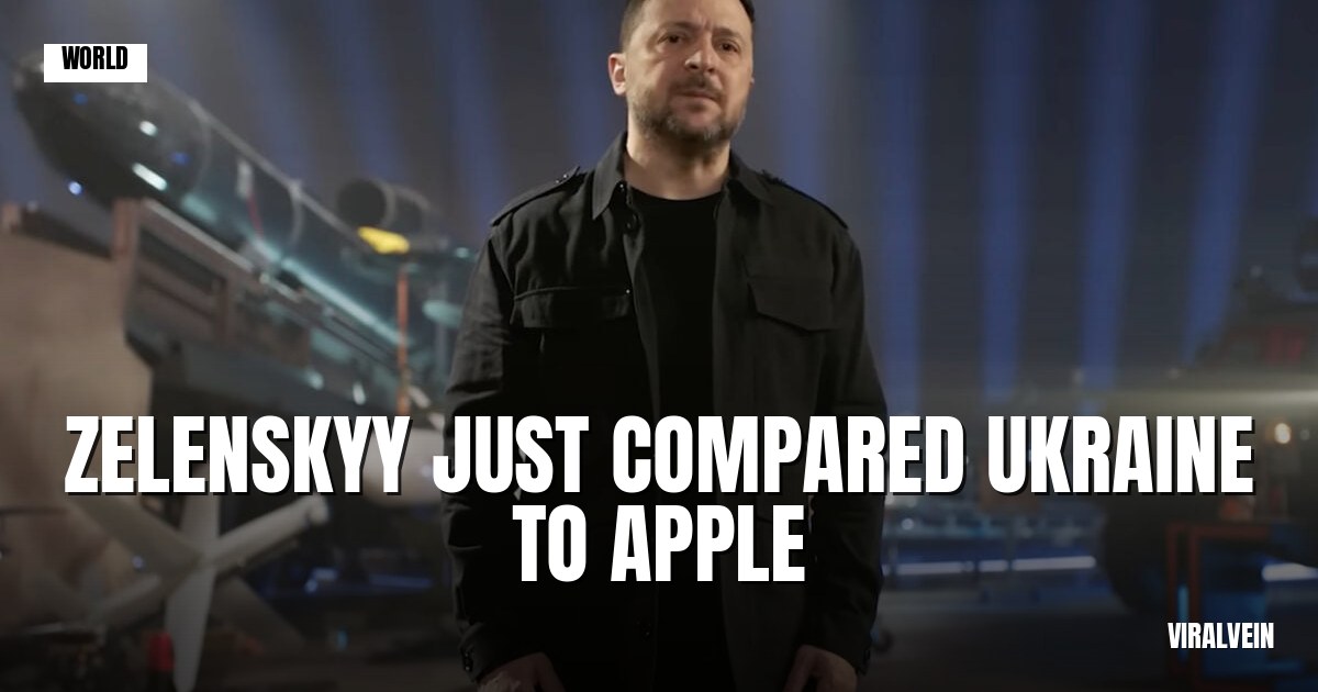 Zelenskyy compares Ukraine's drone war to Apple's origin story