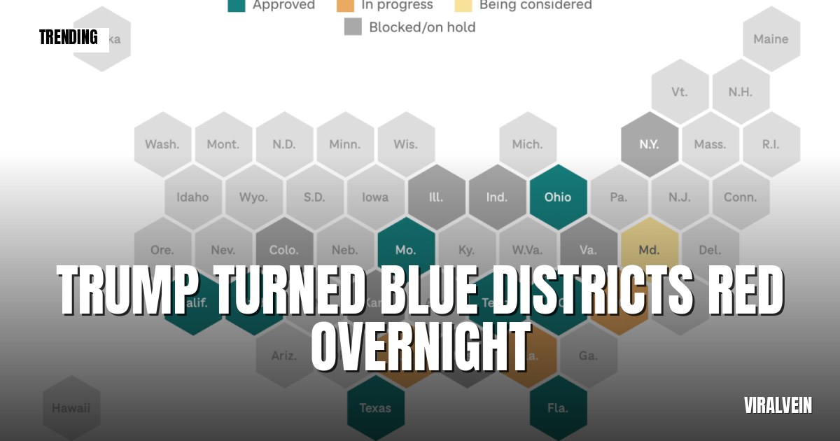 How Trump's redistricting push turned blue Virginia districts red
