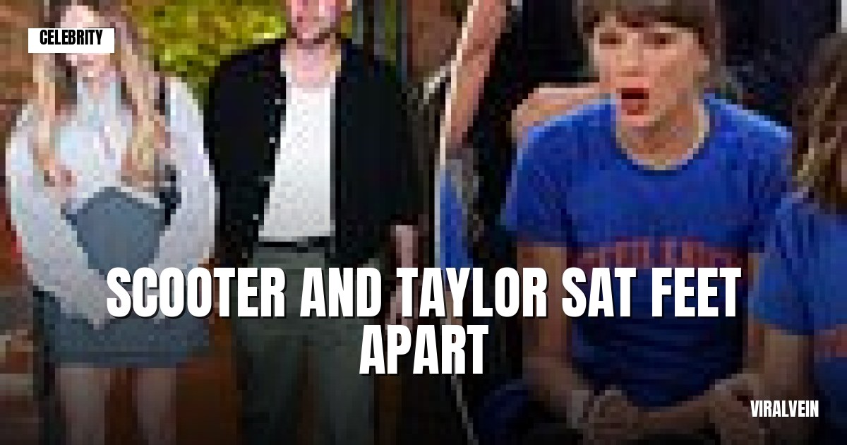 Scooter Braun sat feet from Taylor Swift at the Knicks game and yeah, it was awkward