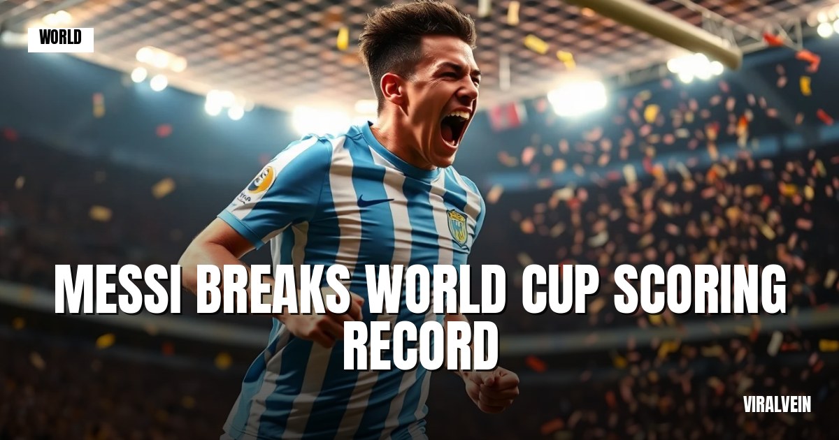 Messi's 18th World Cup goal breaks the record as Argentina crushes Austria