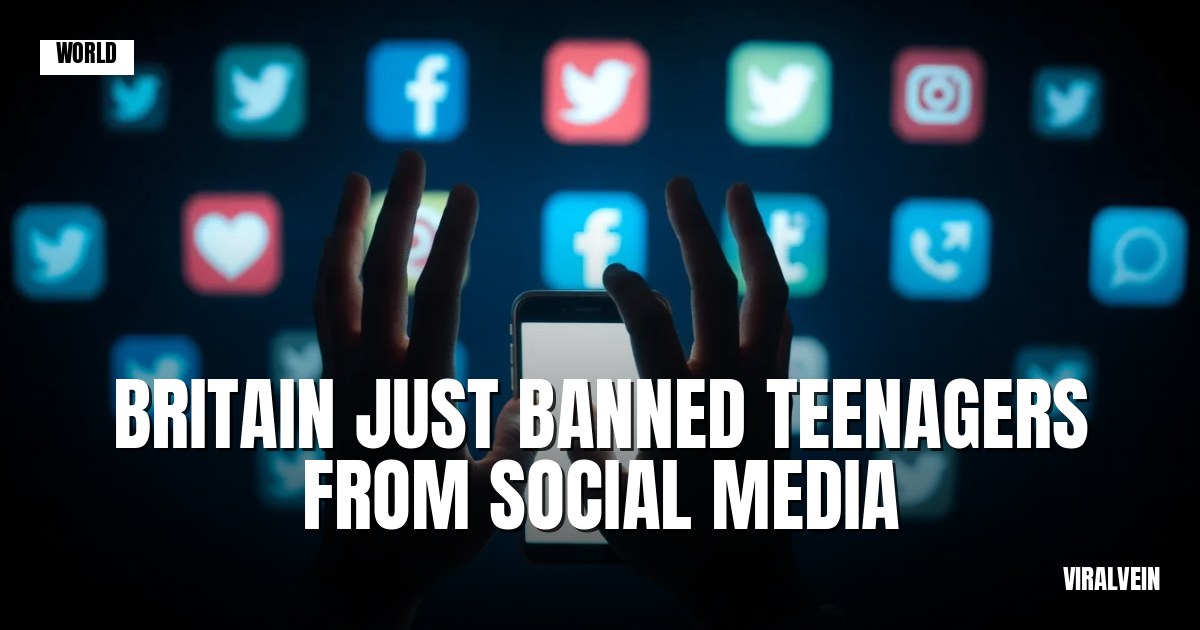 UK joins Australia in cracking down on teen social media access