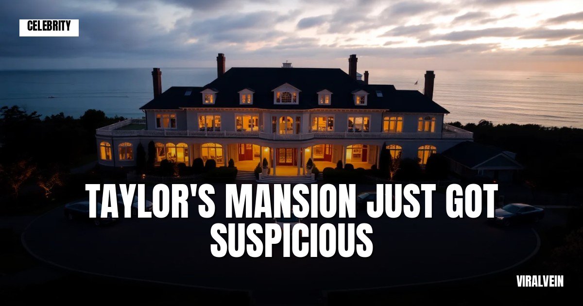 Taylor Swift's Rhode Island mansion just got real busy on Wednesday night