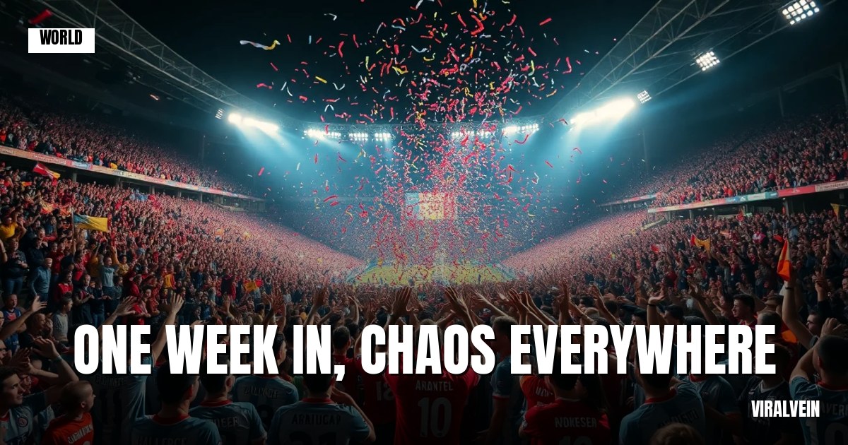 One week in, the World Cup is messy and brilliant