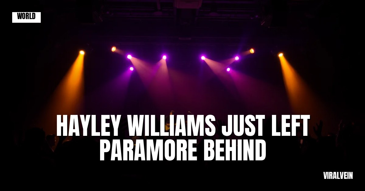 Hayley Williams just proved she doesn't need Paramore to pack a room