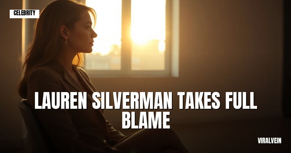 Lauren Silverman on her affair baby: 'I caused it and deserved it'