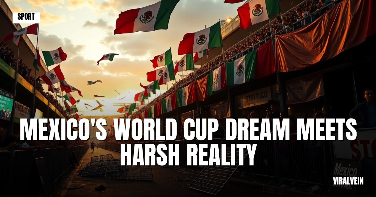 Mexico's World Cup buzz can't shake the chaos outside the stadiums
