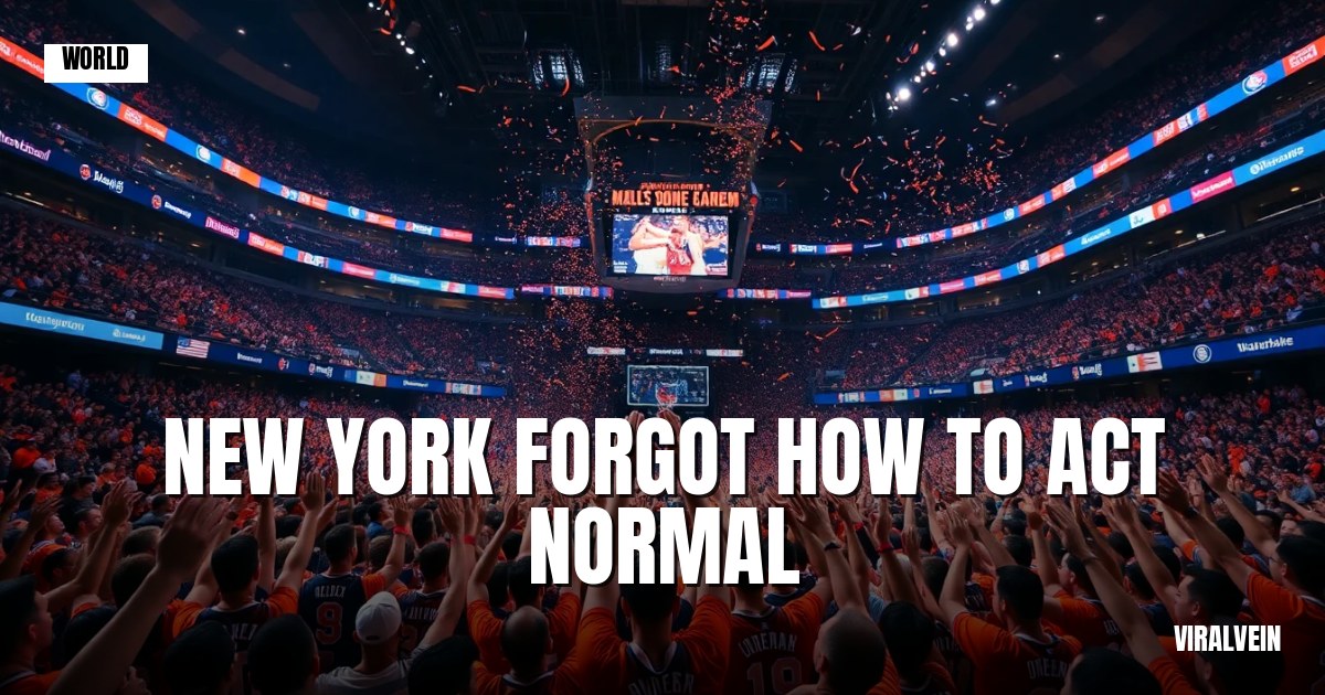 New York just went absolutely feral for the Knicks