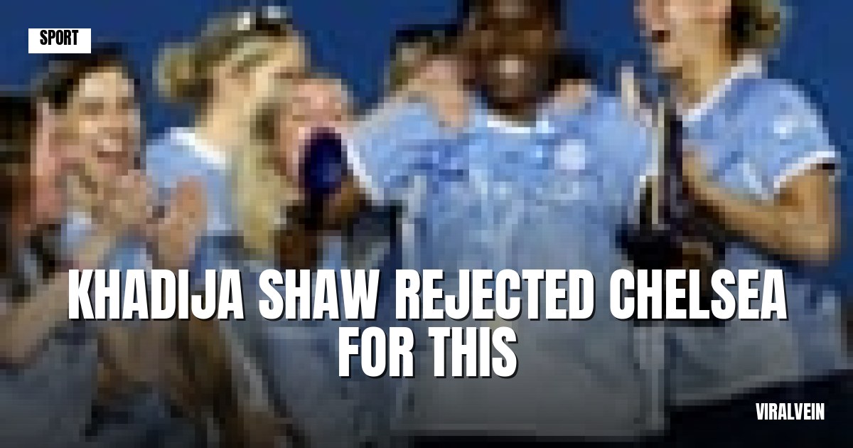 Khadija Shaw just turned down Chelsea and took Man City's mega deal instead