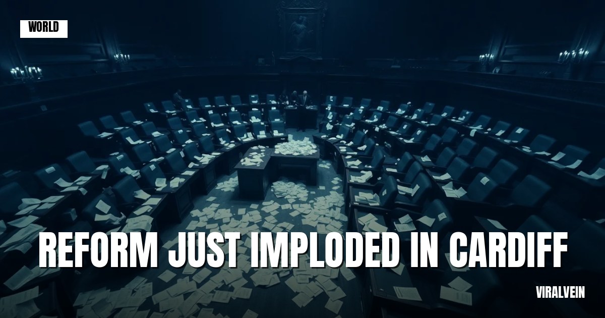 Reform's Welsh debut just got messy—tears, walkouts, and votes against themselves
