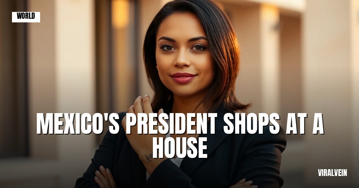 Mexico's president wears her values on her sleeve—literally
