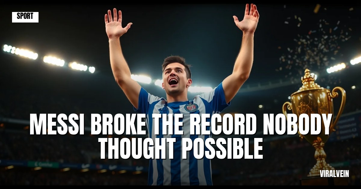 Messi just became the World Cup's all-time top scorer