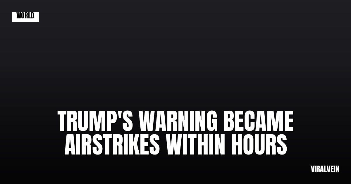 Trump's threats turn to strikes as Iran retaliates against Gulf allies