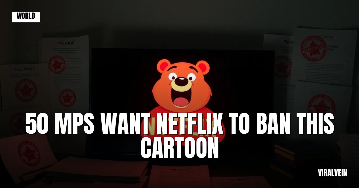 Over 50 MPs want Netflix to ditch a cartoon bear they say pushes Russian propaganda