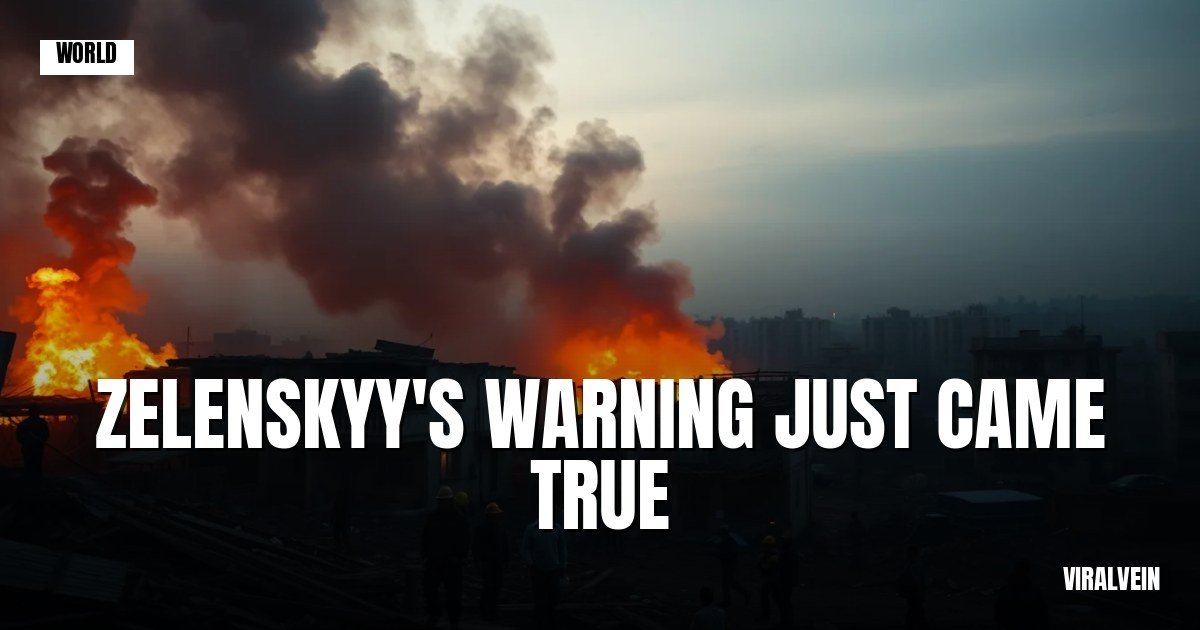 Kyiv hit by Russian ballistic missiles as Zelenskyy's warning comes true