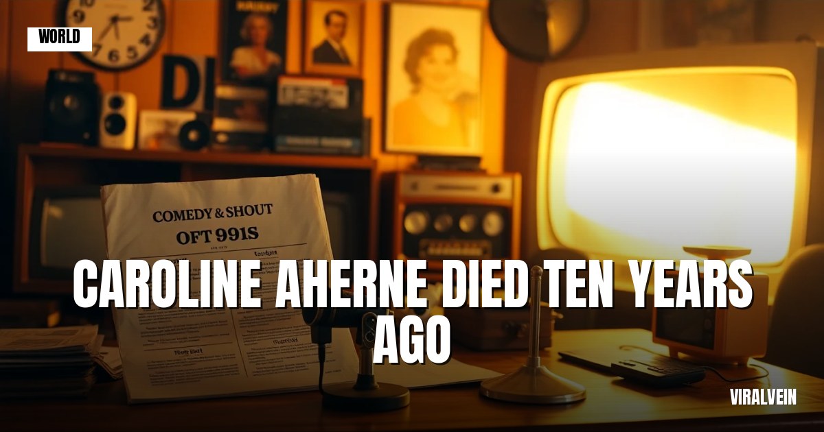 A decade without Caroline Aherne: the moments that made her a legend