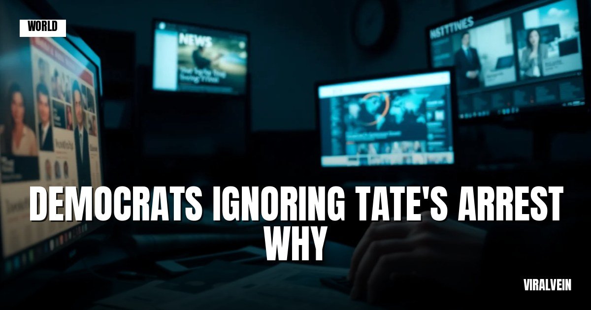 Why Democrats are basically ignoring the Tate brothers saga
