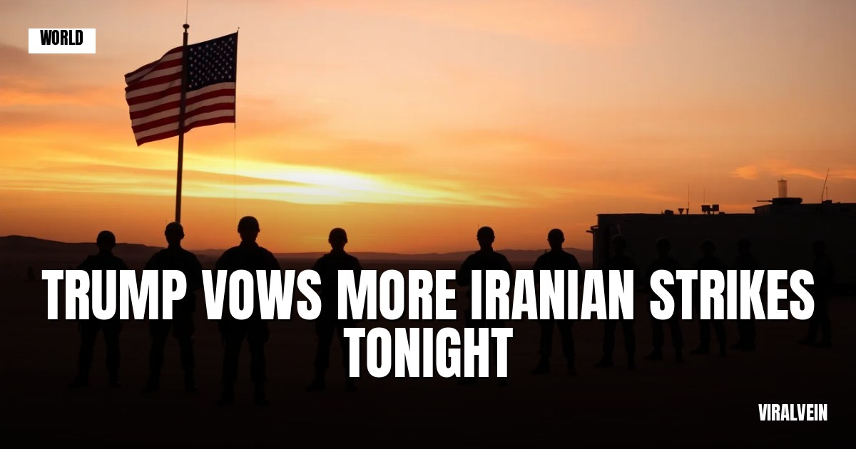 Trump vows more Iranian strikes as fresh US soldier dies in escalating Middle East standoff