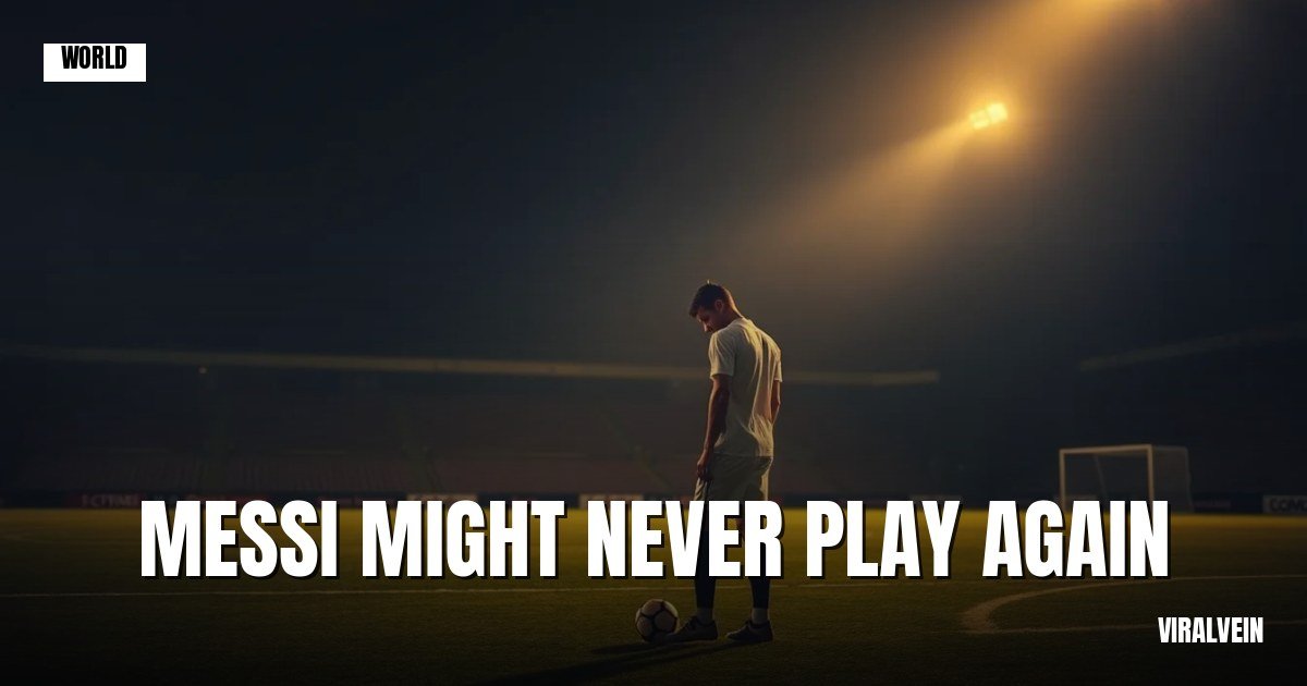 Messi hints he might walk away from football after father's death