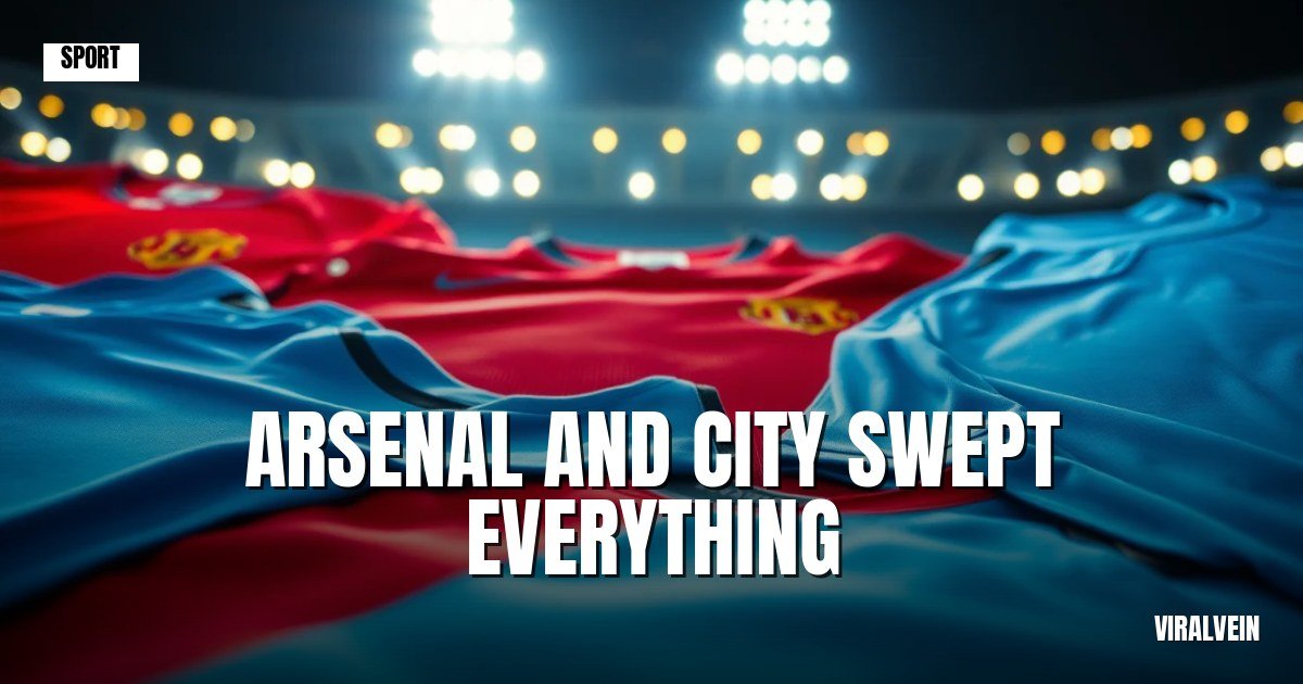 Arsenal and City dominate Premier League team of the season