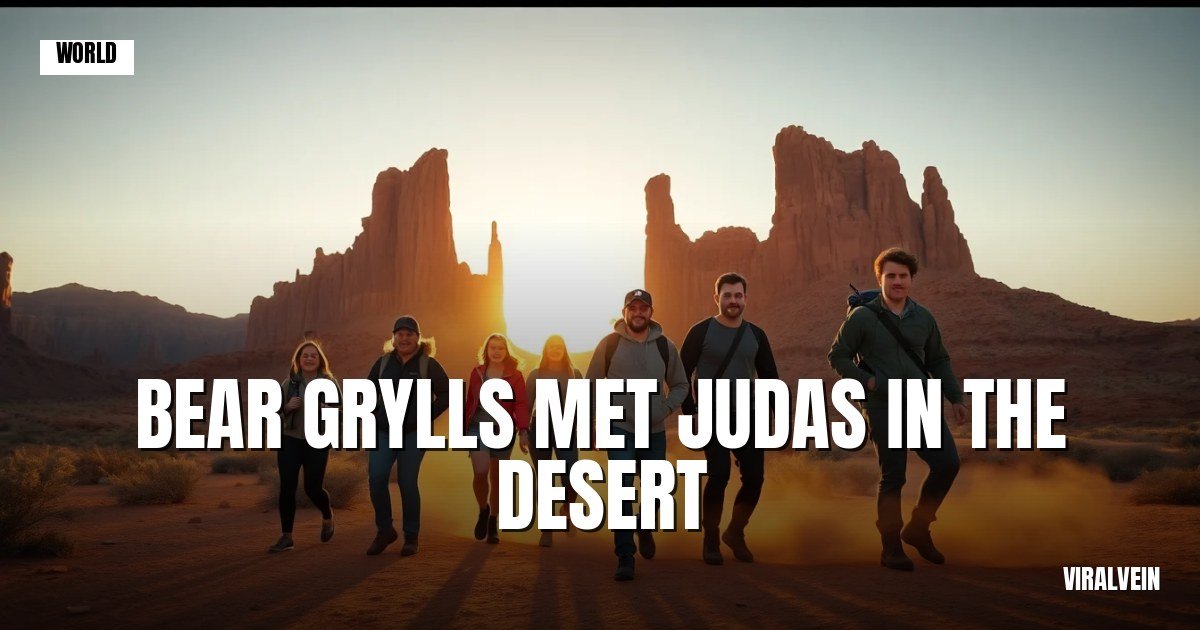 Bear Grylls took The Chosen cast into the Utah desert and something unexpected happened