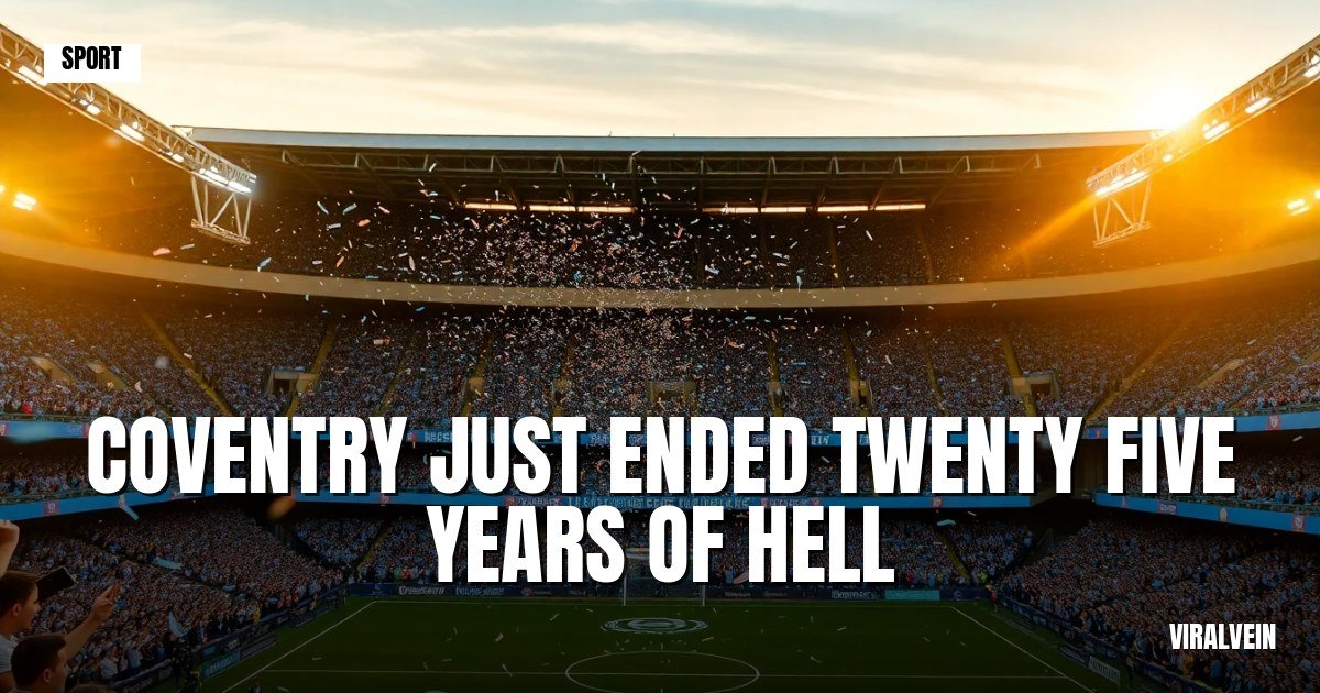 Coventry's finally got their act together—and it's about bloody time