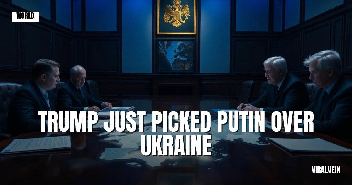 Trump's latest Ukraine move shows whose side he's really on